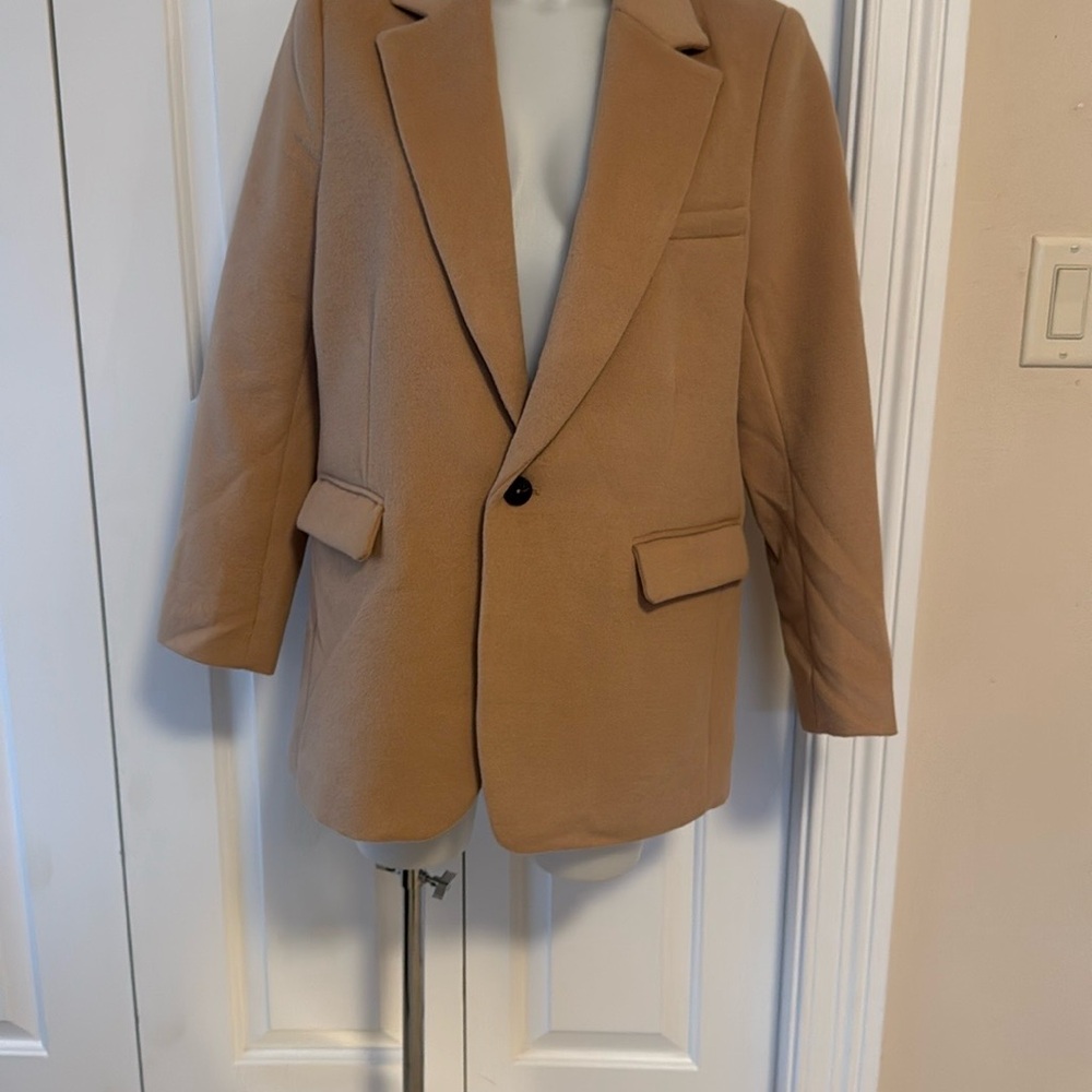 Womens Tan Blazer